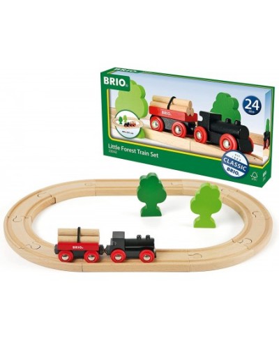 World - 33042 Little Forest Train Set | 18 Piece Train Toy with Accessories and Wooden Tracks for Kids Ages 3 and Up $41.12 -...