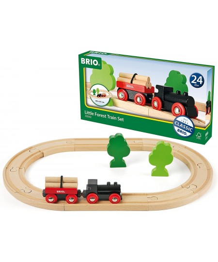 World - 33042 Little Forest Train Set | 18 Piece Train Toy with Accessories and Wooden Tracks for Kids Ages 3 and Up $41.12 -...