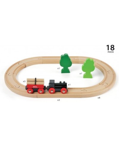 World - 33042 Little Forest Train Set | 18 Piece Train Toy with Accessories and Wooden Tracks for Kids Ages 3 and Up $41.12 -...