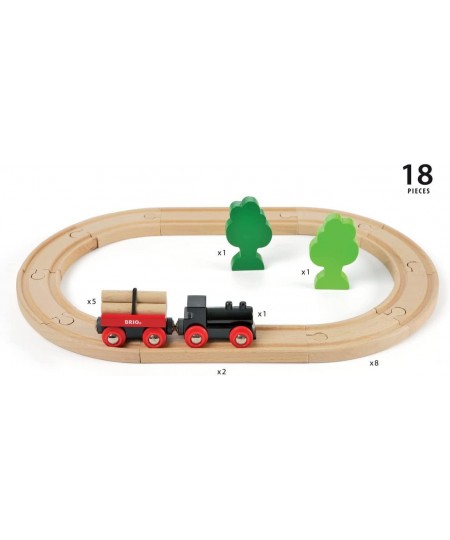 World - 33042 Little Forest Train Set | 18 Piece Train Toy with Accessories and Wooden Tracks for Kids Ages 3 and Up $41.12 -...