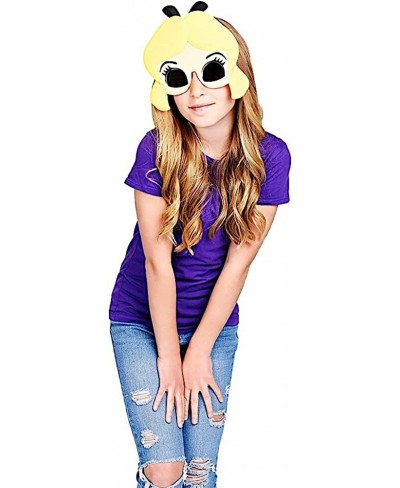 Costume Sunglasses Alice In Wonderland Party Favors UV400 Yellow/Black/Beige 12" x 7" x 1" SG3198 $27.76 - Kids' Dress-Up Acc...