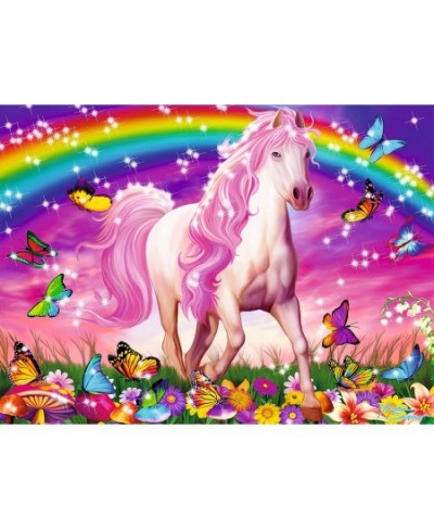 Horse Dreams - 100 Piece Glitter Jigsaw Puzzle for Kids – Every Piece is Unique Pieces Fit Together Perfectly $29.30 - Jigsaw...