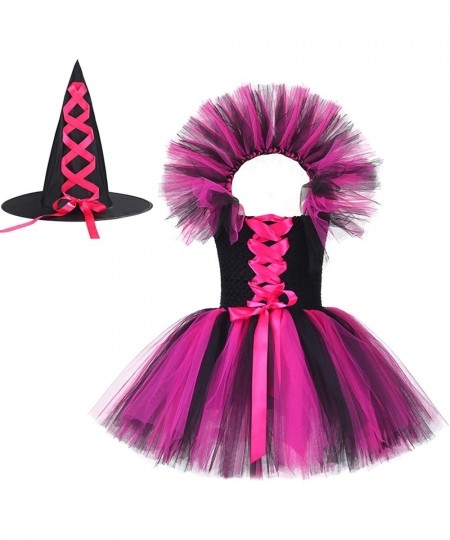 Girls Halloween Costume Vampire Witch Cosplay Pageant Party Tutu Dresses with Witchy Hat $47.26 - Kids' Costumes