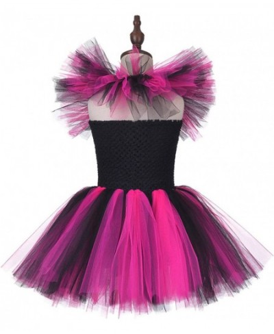 Girls Halloween Costume Vampire Witch Cosplay Pageant Party Tutu Dresses with Witchy Hat $47.26 - Kids' Costumes