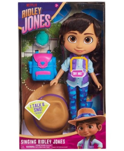 Netflix Singing Ridley Jones Doll 10-Inch Articulated Poseable Doll with Removable Outfit and Accessories Talks and Sings Kid...