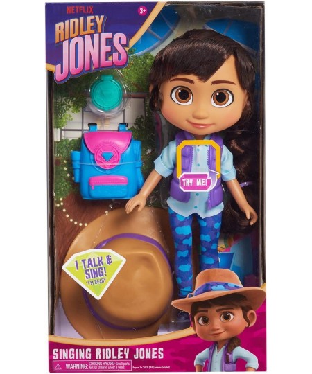 Netflix Singing Ridley Jones Doll 10-Inch Articulated Poseable Doll with Removable Outfit and Accessories Talks and Sings Kid...