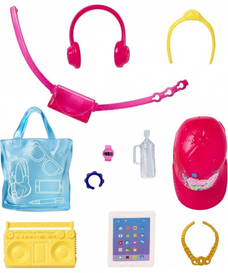 Doll Accessory Pack Boombox Headphones Tablet Tote Bag Water Bottle GHX34 $16.58 - Doll Accessories