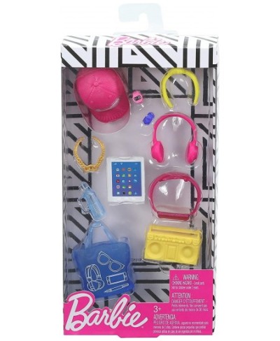 Doll Accessory Pack Boombox Headphones Tablet Tote Bag Water Bottle GHX34 $16.58 - Doll Accessories