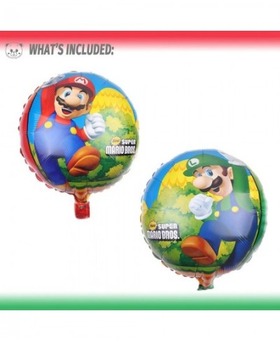 Super Mario Birthday Party Supplies - Mario and Luigi Bros Game Balloons Boo Balloon Vedio Game 6th Party Decorations for Boy...