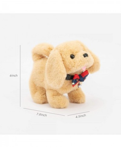 Plush Electronic Interactive Toy Walking Barking Wagging Tail Stretching Puppy Dog 7 Inches Gifts for Kids (Beige) $26.18 - P...