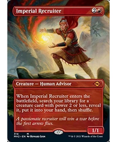 Magic: the Gathering - Imperial Recruiter (314) - Borderless - Modern Horizons 2 $16.63 - Trading Cards & Accessories