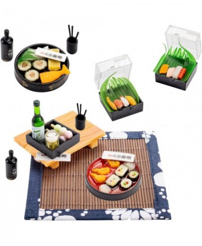 5 Set Miniature Sushi Figurines Mini Japanese Food Props for Mini House Japanese Living Room Scene Decoration $39.82 - Dollho...