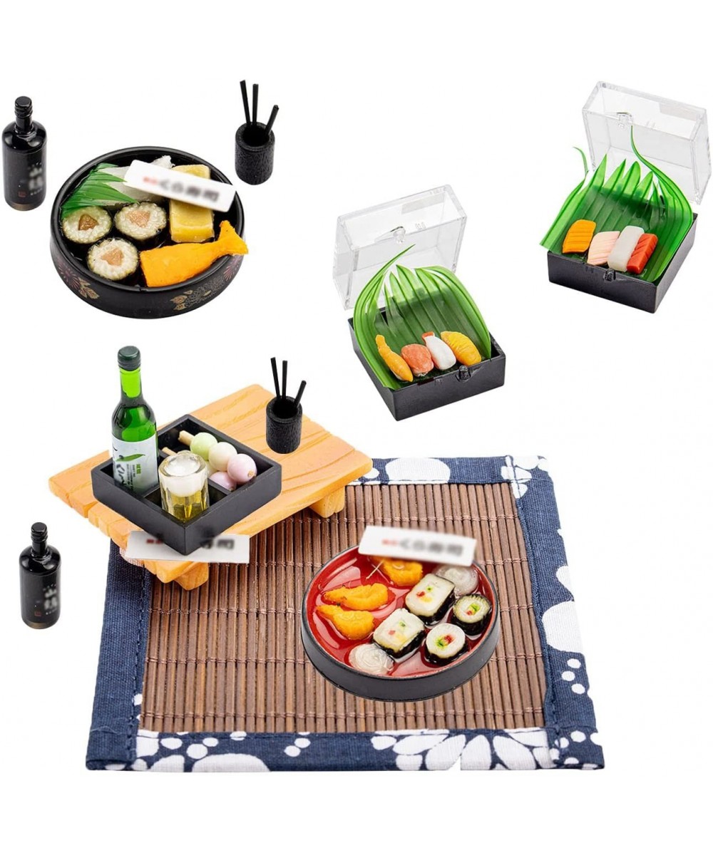 5 Set Miniature Sushi Figurines Mini Japanese Food Props for Mini House Japanese Living Room Scene Decoration $39.82 - Dollho...