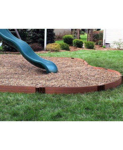 Classic Sienna Curved Playground Border 16’ – 1” Profile $130.83 - Play Sets & Playground Equipment