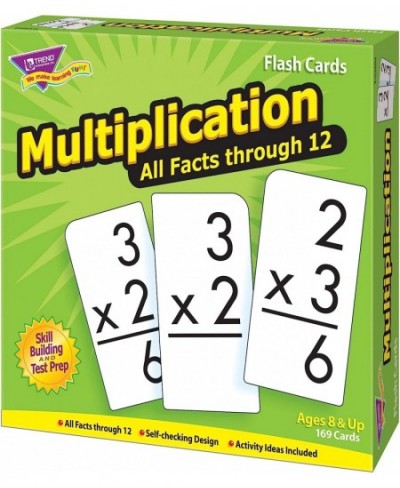 Trend Enterprises: Multiplication All Facts Through 12 Skill Drill Flash Cards Exciting Way for Everyone to Learn Great for S...