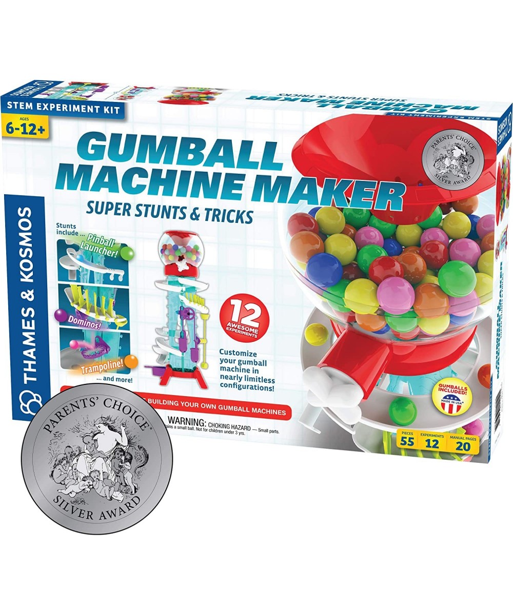 Gumball Machine Maker Lab - Super Stunts & Tricks | Build Your Own Gumball Machines with Lessons in Physics & Engineering | 1...