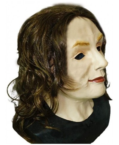 Realistic Female Latex Mask Old Woman Head Masks Halloween Cosplay Party Costumes $29.28 - Kids' Dress-Up Accessories