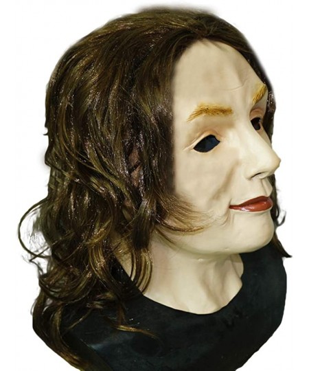 Realistic Female Latex Mask Old Woman Head Masks Halloween Cosplay Party Costumes $29.28 - Kids' Dress-Up Accessories