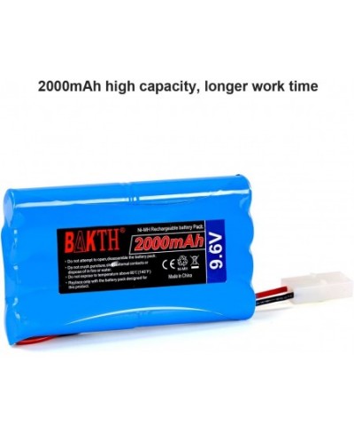 9.6V 2000mAh Rechargeable NiMH RC Battery with Tamiya Connector for RC Car RC Truck RC Airplane RC Boat Traxxas LOSI Associat...