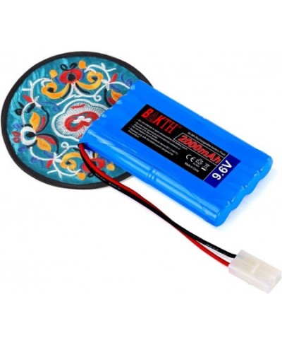 9.6V 2000mAh Rechargeable NiMH RC Battery with Tamiya Connector for RC Car RC Truck RC Airplane RC Boat Traxxas LOSI Associat...