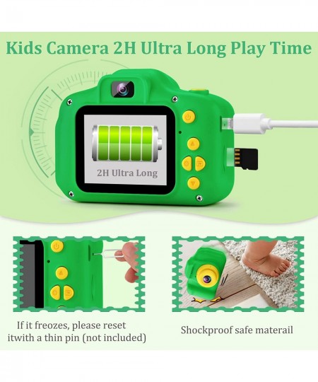 Kids Selfie Camera Children HD Digital Video Camcorder Toys for 3 4 5 6 7 8 9 Year Old Toddler Best Christmas Birthday Gifts ...