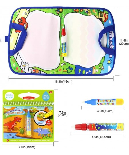 Water Doodle Mat Travel Ativities Book Drawing Toy Mat for Toddlers Painting with Pen for Kids $23.81 - Kids' Drawing & Writi...