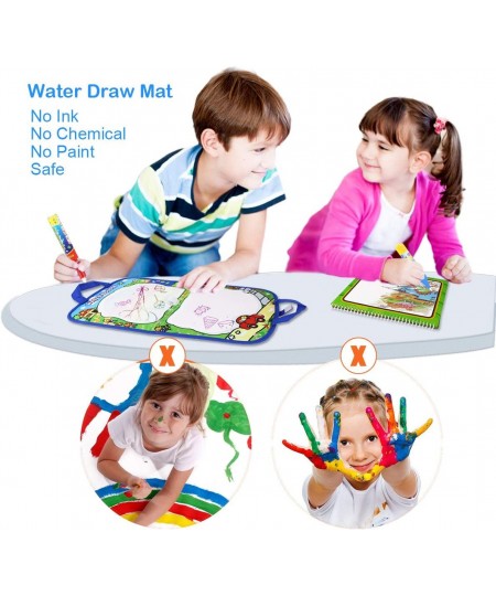 Water Doodle Mat Travel Ativities Book Drawing Toy Mat for Toddlers Painting with Pen for Kids $23.81 - Kids' Drawing & Writi...