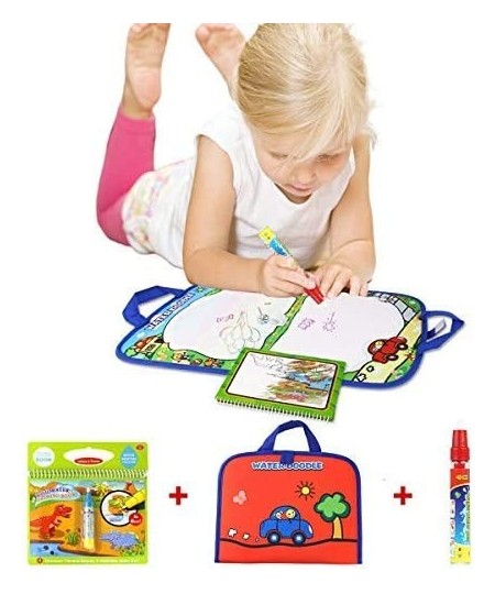 Water Doodle Mat Travel Ativities Book Drawing Toy Mat for Toddlers Painting with Pen for Kids $23.81 - Kids' Drawing & Writi...