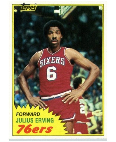 1981/82 Basketball Card 30 Julius Erving Philadelphia 76ers In A Protective Display Case! $34.49 - Trading Cards & Accessories