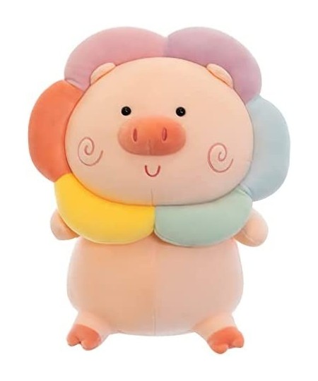 Cute Pig Stuffed Animal Plush Toy Soft Rainbow Pig Plushes Hugging Pillow Gifts for Bedding Birthday and Room Decoration 9.8 ...