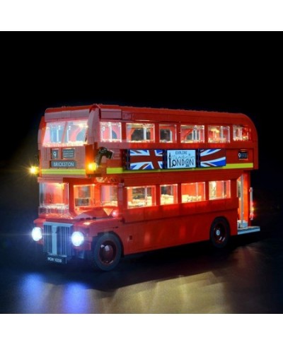 Light Set for (Creator Expert London Bus) Building Blocks Model - Led Light kit Compatible with Lego 10258(NOT Included The M...