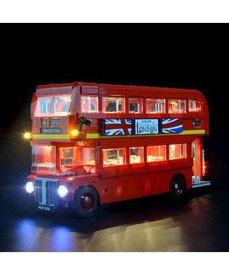 Light Set for (Creator Expert London Bus) Building Blocks Model - Led Light kit Compatible with Lego 10258(NOT Included The M...