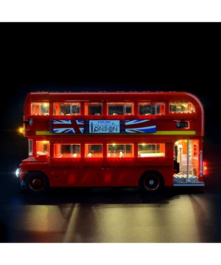 Light Set for (Creator Expert London Bus) Building Blocks Model - Led Light kit Compatible with Lego 10258(NOT Included The M...