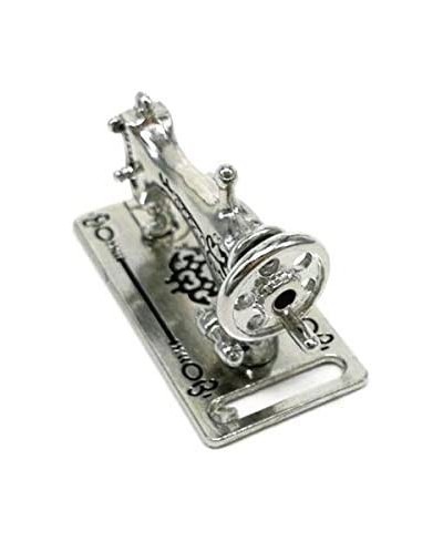 1:12 Dollhouse Miniature Furniture Accessories Vintage Sewing Machine Silver Decoration Miniature Dollhouse Retro Furniture D...