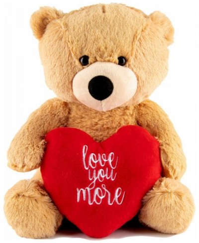 I Love You Teddy Bear – Love You More 12 Inch Plush – Valentines Bear with Heart Stuffed Animal for Girlfriend Boyfriend $28....