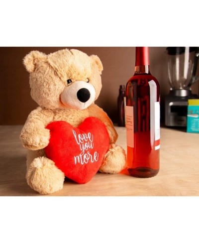 I Love You Teddy Bear – Love You More 12 Inch Plush – Valentines Bear with Heart Stuffed Animal for Girlfriend Boyfriend $28....