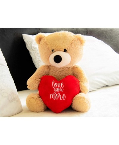 I Love You Teddy Bear – Love You More 12 Inch Plush – Valentines Bear with Heart Stuffed Animal for Girlfriend Boyfriend $28....