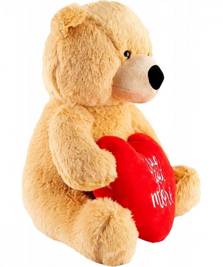 I Love You Teddy Bear – Love You More 12 Inch Plush – Valentines Bear with Heart Stuffed Animal for Girlfriend Boyfriend $28....