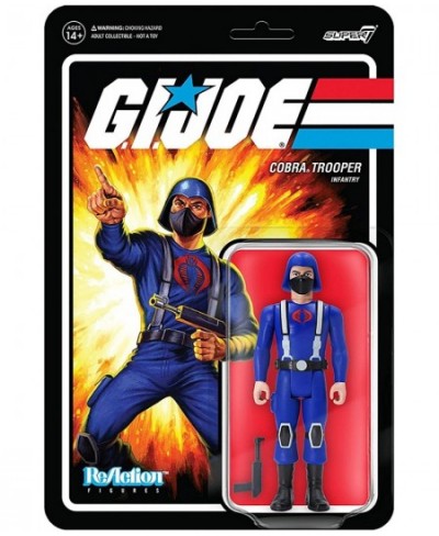 G.I. Joe Cobra Trooper (Y-Back Pink) Wave 1A Reaction Figure Multicolor $27.80 - Action Figures