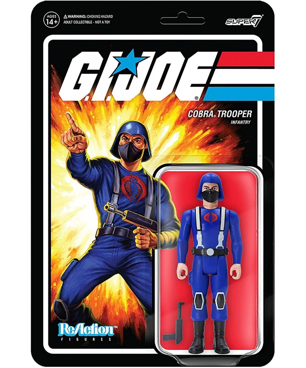 G.I. Joe Cobra Trooper (Y-Back Pink) Wave 1A Reaction Figure Multicolor $27.80 - Action Figures