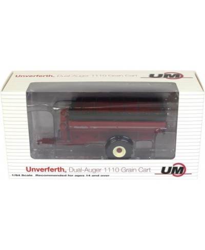 Unverferth Dual-Auger 1110 Grain Cart with Flotation Tires Red 1/64 Diecast Model by SpecCast UBC010 $67.94 - Kids' Play Cars...