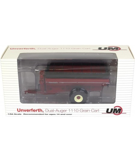 Unverferth Dual-Auger 1110 Grain Cart with Flotation Tires Red 1/64 Diecast Model by SpecCast UBC010 $67.94 - Kids' Play Cars...