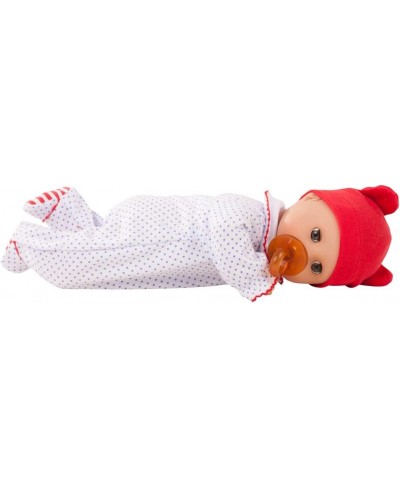 Gotz Boy Muffin 13" - Bald Soft Body Baby Doll in Red White & Blue Footed Pajamas with Blue Sleeping Eyes $80.56 - Dolls