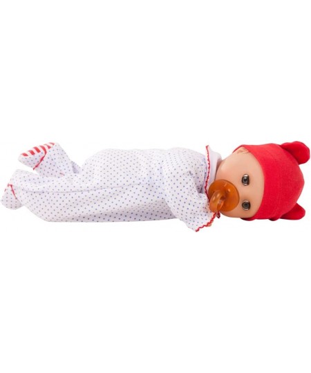 Gotz Boy Muffin 13" - Bald Soft Body Baby Doll in Red White & Blue Footed Pajamas with Blue Sleeping Eyes $80.56 - Dolls