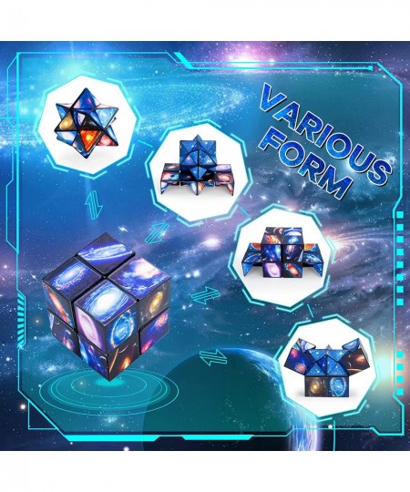 Magic Star Cube Toys 3D Geometric Brain Teaser Puzzle Games for Girls Boys Stress and Anxiety Relief Toys for Kids and Adults...