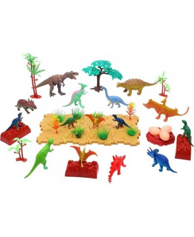 Animal Figures 42 pcs Realistic Plastic Dinosaur Figurines Set Science Project Learning Educational Toys Cake Topper Birthday...