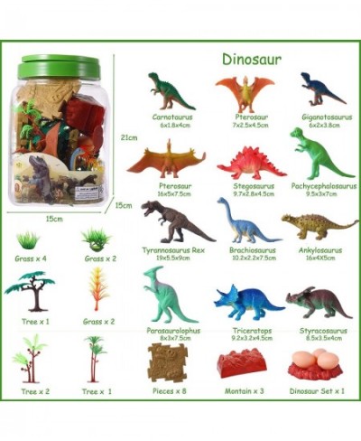 Animal Figures 42 pcs Realistic Plastic Dinosaur Figurines Set Science Project Learning Educational Toys Cake Topper Birthday...