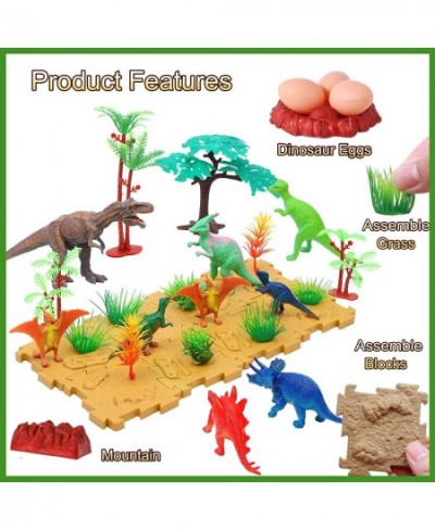 Animal Figures 42 pcs Realistic Plastic Dinosaur Figurines Set Science Project Learning Educational Toys Cake Topper Birthday...