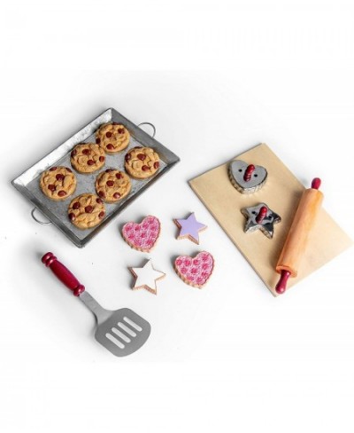 18 Inch Doll Food Accessories 16 Piece Authentic Cookie Baking Set with Cookies About Baking Tools Intended for American Girl...