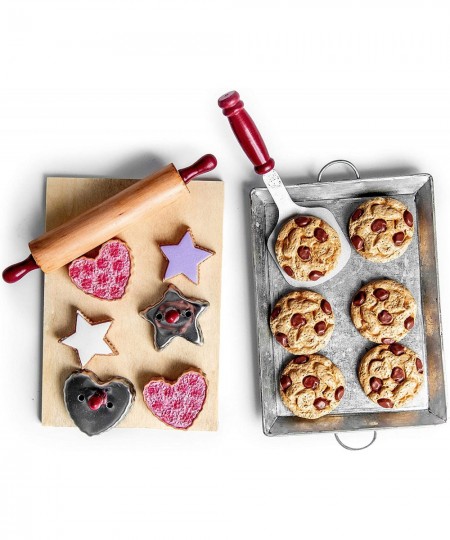 18 Inch Doll Food Accessories 16 Piece Authentic Cookie Baking Set with Cookies About Baking Tools Intended for American Girl...